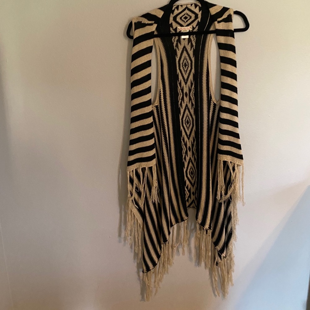 Sleeveless Striped Tunic